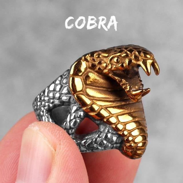 Lucky Star Jewelry Ring Edelstahl, Gold, Herren - Bild 1