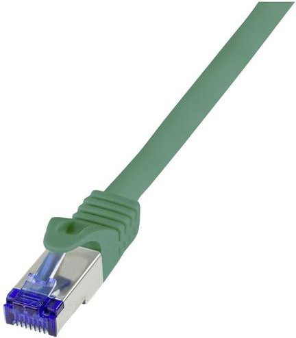 LogiLink RJ45 CAT 6a S/FTP Ethernet LAN Kabel Grün, Länge: 3,00 m - Bild 1