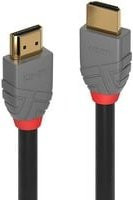 Lindy Anthra Line HDMI Kabel mit Ethernet, Schwarz, 10 m, 4K Unterstützung - Bild 1