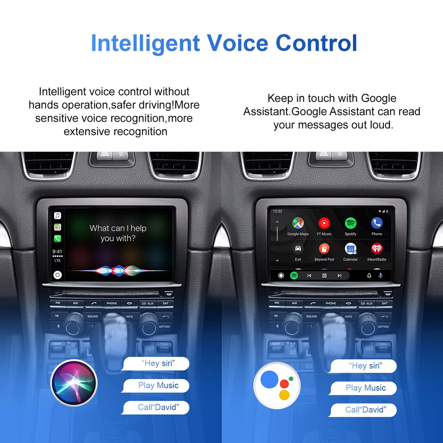 Ezonetronics Kabelloser CarPlay und Android Auto Decoder Box für Porsche CDR 3.0 3.1, Farbe: Schwarz, passend für 911, Cayenne, Cayman, Boxster und Panamera (2012-2016) - Bild 3
