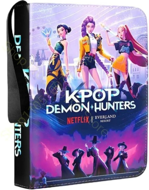 Yiran Kpop Dämonenjäger Kartenhalter Ordner für Anime Karten und Alben, Multicolour, 400 Stück - Bild 1