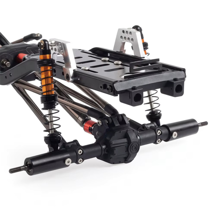 Axial Auto Rahmen, Aluminium Legierung, Schwarz - Bild 3