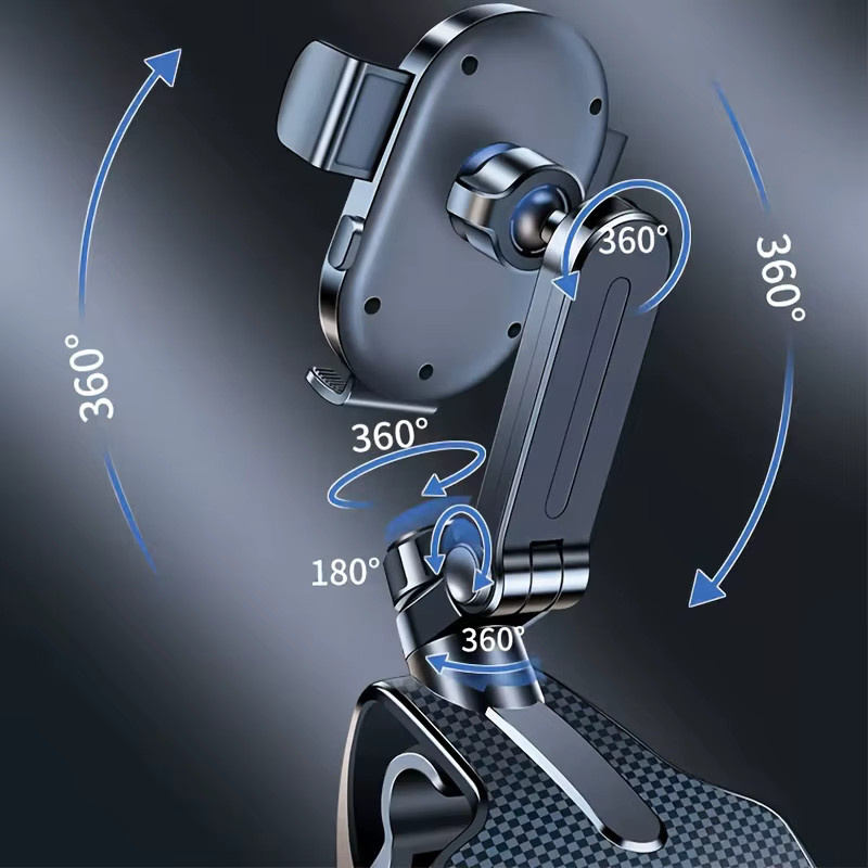 Lcars Multifunktionale Universelle Auto-Handyhalterung für das Armaturenbrett in Schwarz mit Anti-Rüttel-Funktion - Bild 5