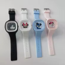 Disney Kinder Uhr, Quarz, Kunststoff, Weiß, Eckig, Mädchen - Bild 2