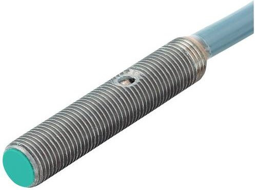 Pepperl+Fuchs Induktiver Sensor NBB0,8-5GM25-E2-PUR-150MM-V3 911707 PNP in Silber - Bild 1