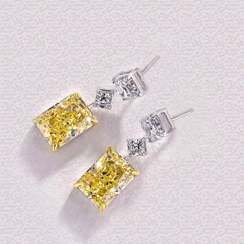 Huitan Ohrringe, Gold, Zirkonia, Damen - Bild 2