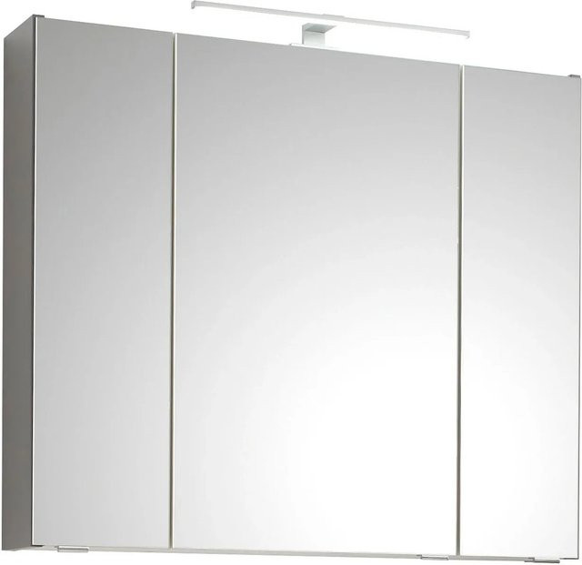 Pelipal Spiegelschrank Quickset 357 in Quarzgrau Matt mit Breite: 80 cm - Bild 1