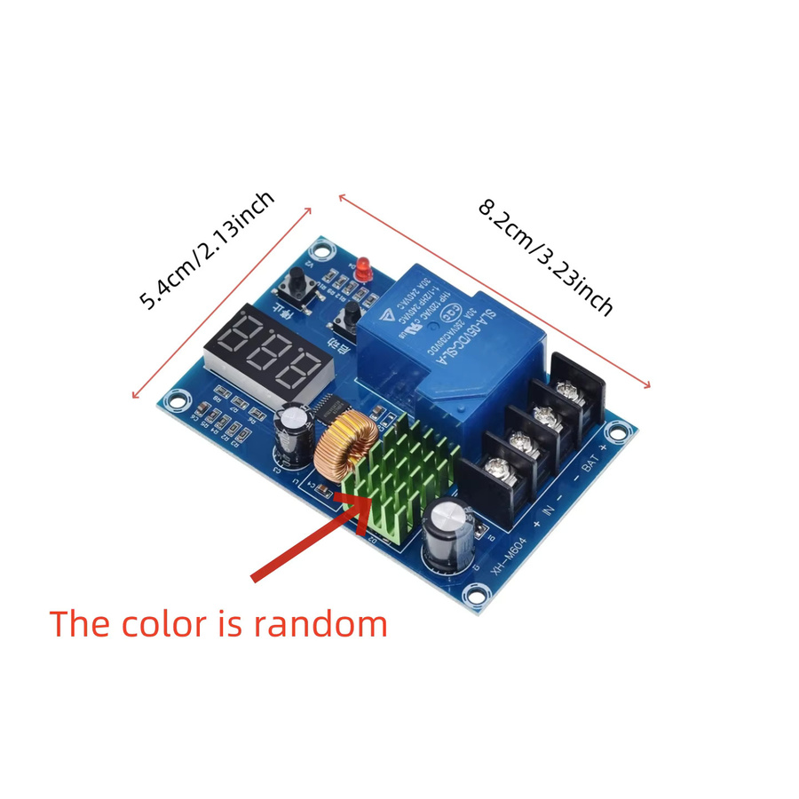Digitales Ladesteuermodul M604 mit Überladeschutzschalter für 6-60V in Blau - Bild 2