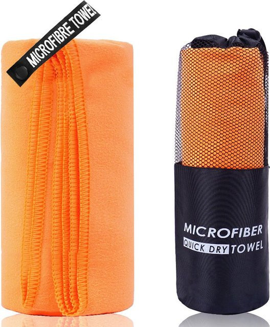 Schnelltrocknendes Mikrofaser-Sporthandtuch von Sporthome in Blau, Grau, Grün oder Orange, B/H: 40 x 80 cm - Bild 1