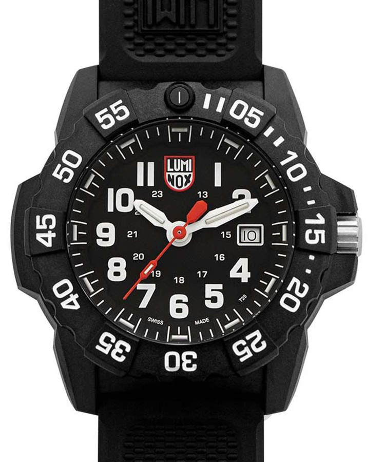 Luminox Armbanduhr, Quarz, Edelstahl, Silikon, Schwarz, Herren - Bild 2