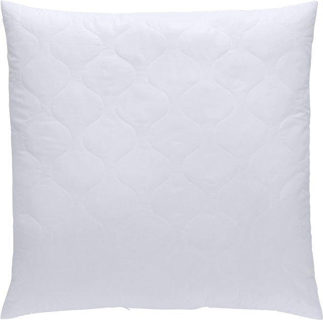 LIVARNO Kopfkissen aus Polyester, weiß, B/T/H: 80 x 80 x 1 cm, höhenverstellbar und allergikerfreundlich - Bild 1