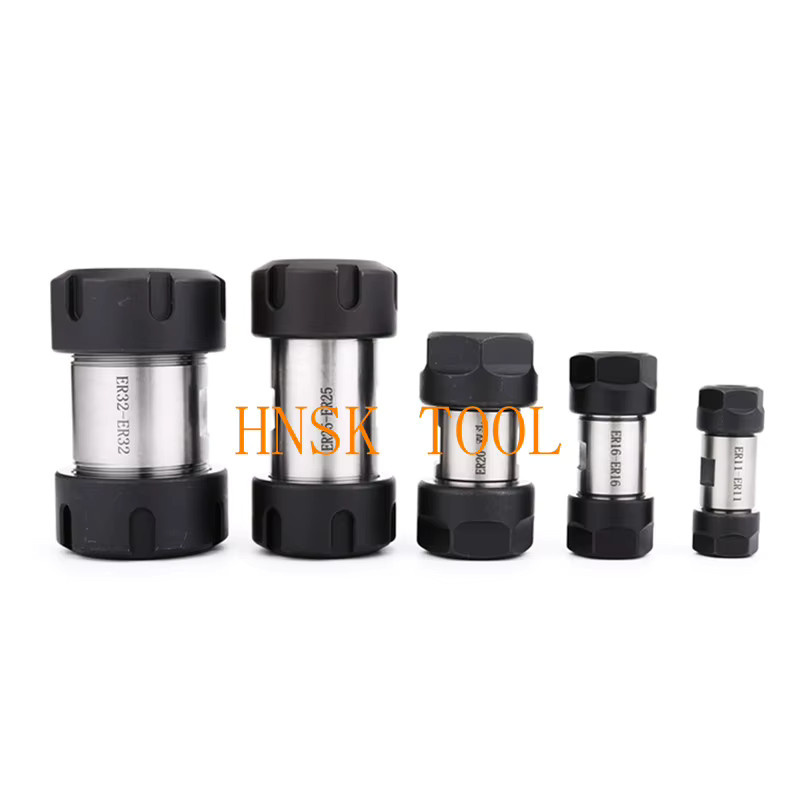 TETLOCK ER Collet Spannzahnaufnahme für DIY-Motoren und Gravurmaschinen, Doppel-Chuck-Spindelhalter für ER11 ER16 ER20 ER25 ER32 - Bild 2