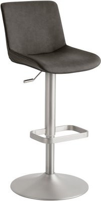 Mayer Sitzmöbel Barhocker 1235, braunes Kunstleder, Breite: 44 cm, höhenverstellbar - Bild 1