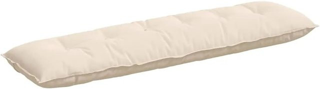 vidaXL Rückenkissen Beige aus Mikrofaserstoff B: 180 cm, H: 50 cm - Bild 1