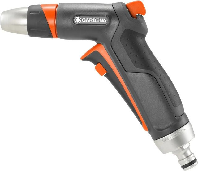 Gardena Reinigungsspritzen-Set Premium 4-teilig mit 1/2 Zoll Anschluss in Rot, Schwarz und Silber - Bild 1