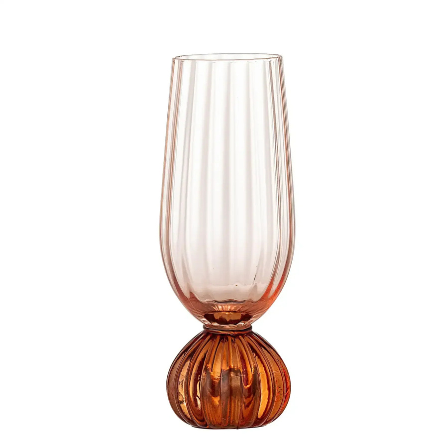 Bloomingville Champagnerglas Taurin in Rosa - Bild 1