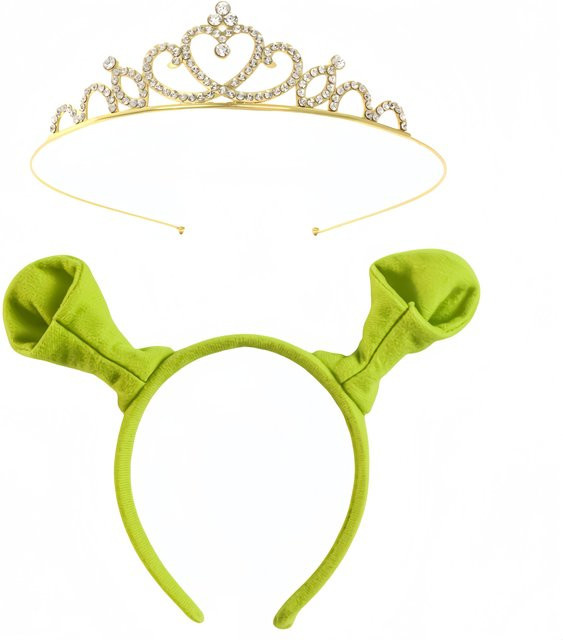 Haarband Grünes Monster Shrek, Unisex - Bild 1