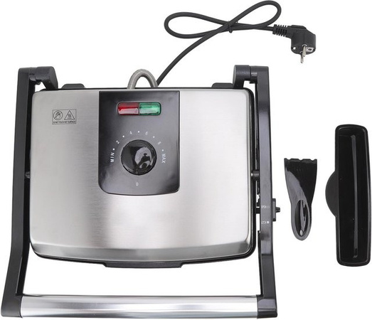 Aimo Elektrogrill 2000W aus Edelstahl und ABS in Grau