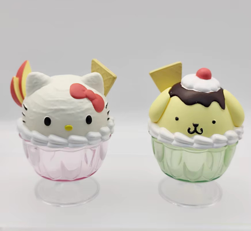 Sanrio Cinnamoroll Dessert-Eisbecher, Anime-Figuren-Modellspielzeug - Bild 1
