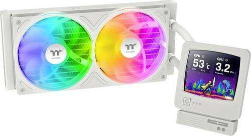 Thermaltake Retro 240 Ultra ARGB All-in-One Liquid Cooler PC-Wasserkühlung in Beige und Weiß - Bild 1