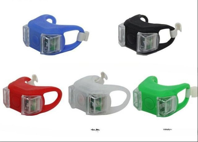 Binchi Outdoor Equipment Fahrrad-Silikon-Froschlampe sechste Generation mit Doppel-LED-Warnleuchte in Rot - Bild 1