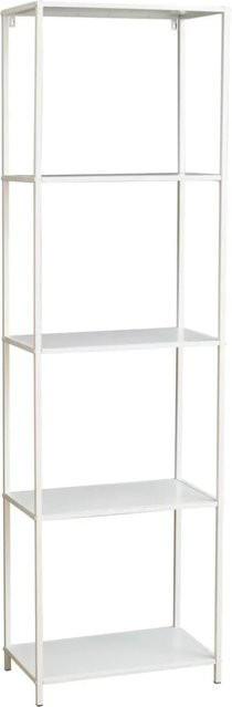 Svita Carpo Bücherregal im Industrial Style aus Metall, Weiß, B/T/H: 30 x 30 x 175 cm - Bild 1