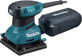 Makita Faust-Schwingschleifer BO4555J mit Klettfunktion, 200 W, Schwarz-Blau - Bild 1