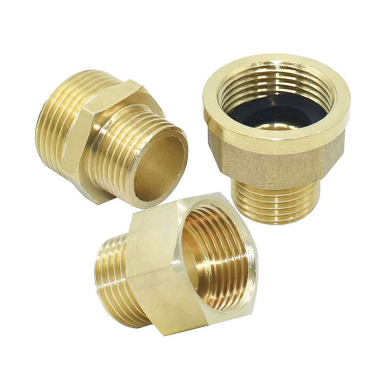 GHHWL Messing Schlauchkupplung mit 3/4 Zoll Außengewinde in Gold für Wasserrohr Reparaturen - Bild 2