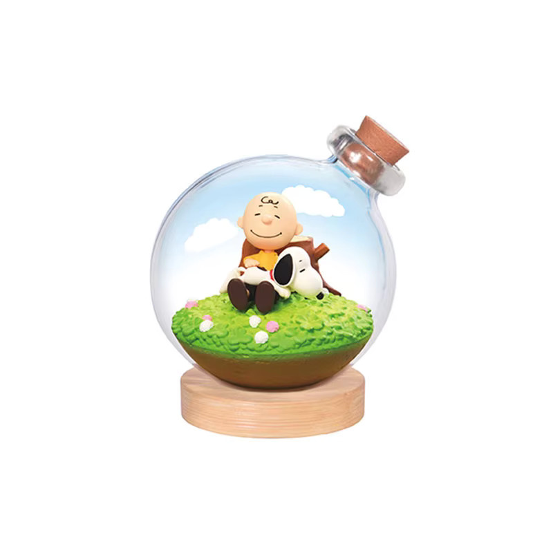 Re-Ment Peanuts Snoopy Time Terrarium, Mikrolandschaftsmodell, Sammlerstück - Bild 2