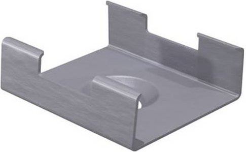 Barthelme Befestigungsklammer aus Edelstahl in Silber - Bild 1