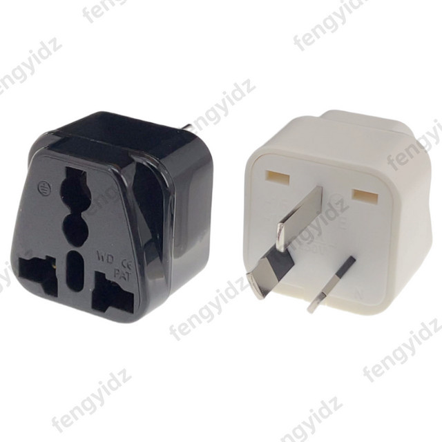 Fengyidz Universal Reiseadapter Konverter für EU US Italien China Australien Schwarz - Bild 1