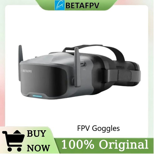BETAFPV VR04 HD FPV-Brille in Schwarz mit 4,5-Zoll-1080P-Display, ArtLynk 60ms Latenz und 1080P@60fps DVR - Bild 1