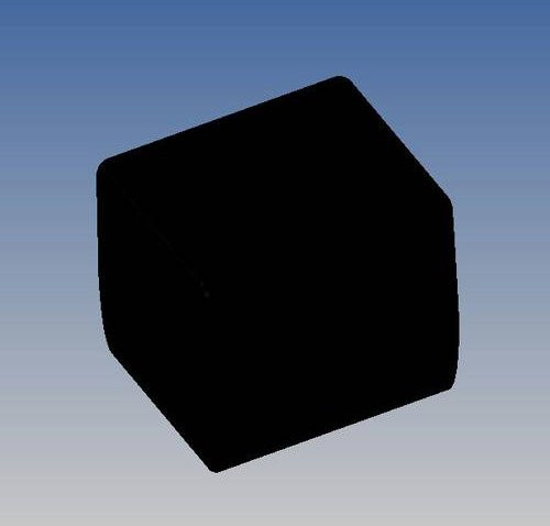 TEKO Universal-Gehäuse SR26-DB.9 aus ABS-Kunststoff in Schwarz, B: 76 cm, T: 63,5 cm, H: 63,4 cm - Bild 1