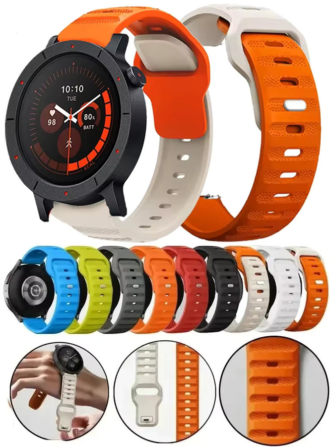 CMF Uhrenarmband Silikon, Schwarz, Unisex - Bild 6