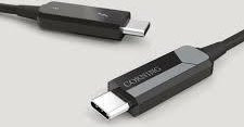 Corning Thunderbolt 3 Optical Cable USB-C, Schwarz, 15 m - Bild 1