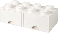 LEGO Brick Drawer 8 Aufbewahrungsbox weiß stapelbar - Bild 1