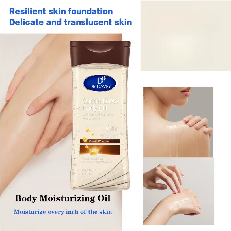 DR.DAVEY Kakao-Glow Körperöl, 200 ml, Unisex - Bild 2