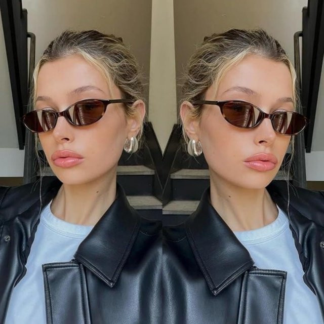 ZUIDID Sonnenbrille Oval, Vollrand, Braun, Kunststoff, Damen - Bild 1