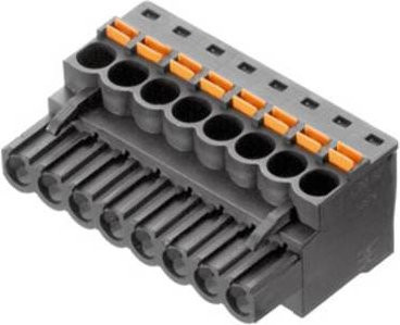 Weidmüller Buchsengehäuse-Kabel BL/SL in Schwarz mit 10 Polen und 5 mm Rastermaß, 36 Stück - Bild 1