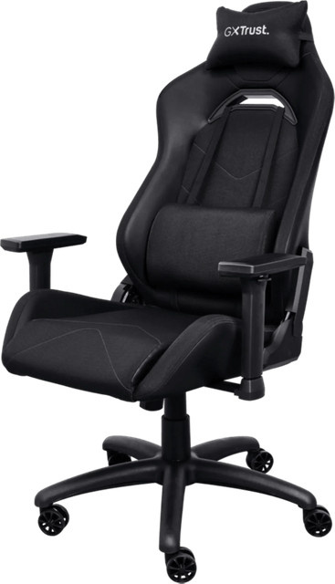 Trust GXT 714 Ruya Gaming-Stuhl Schwarz mit verstellbaren Kissen und Armlehnen - Bild 1