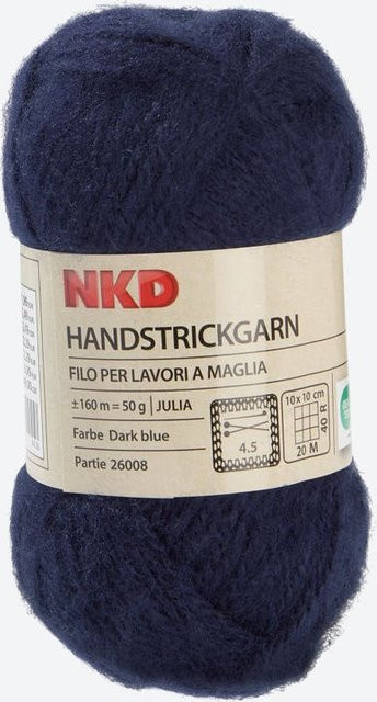 Handstrickgarn NKD-JULIA in Blau, ca. 160 m - Bild 1