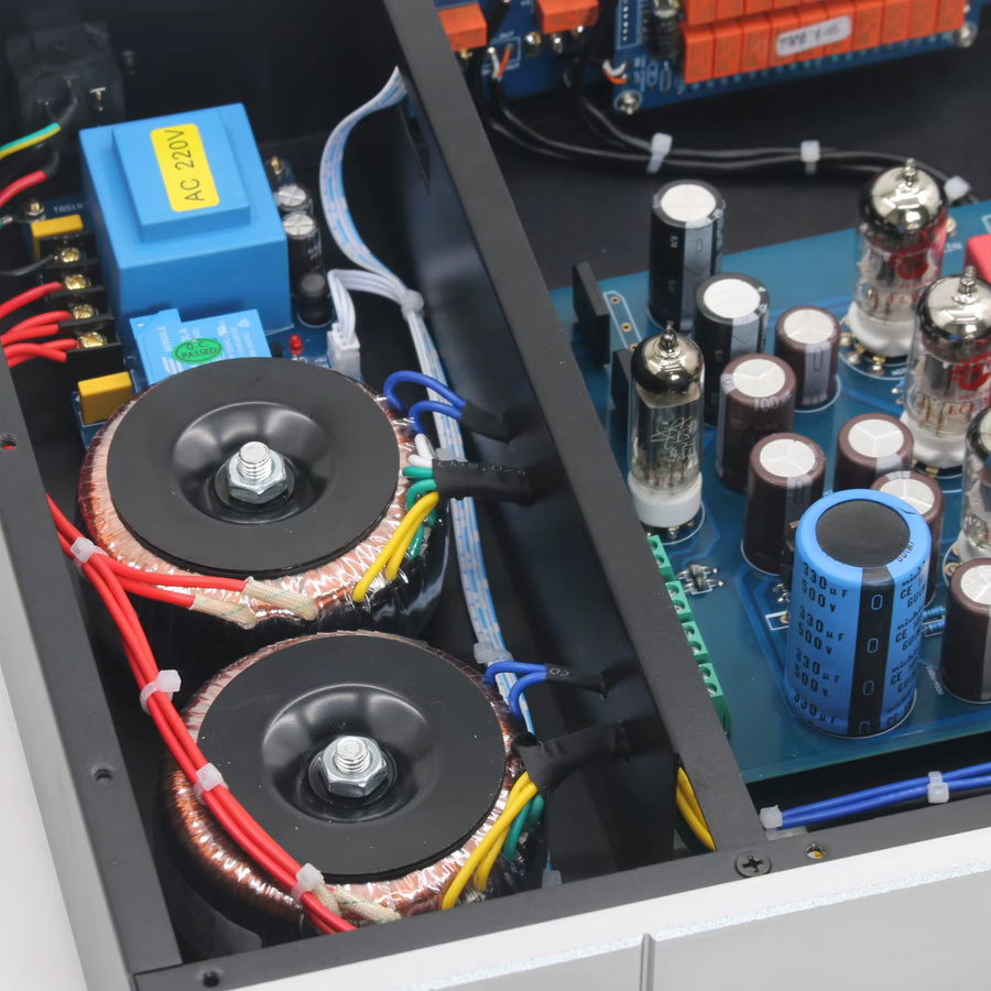 SENGTERBELLE HiFi-Röhrenvorverstärker mit ECC83 und 6Z4 Röhren, Lautstärkeregler auf JP200-Basis - Bild 3
