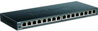 D-Link DGS-1016S unmanaged Netzwerk-Switch mit 16 Ports 1 GBit/s in Schwarz - Bild 2