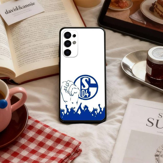 Handyhülle mit S-Schalke 04 P-Muster für Samsung Galaxy S26 Plus, Schwarz - Bild 1