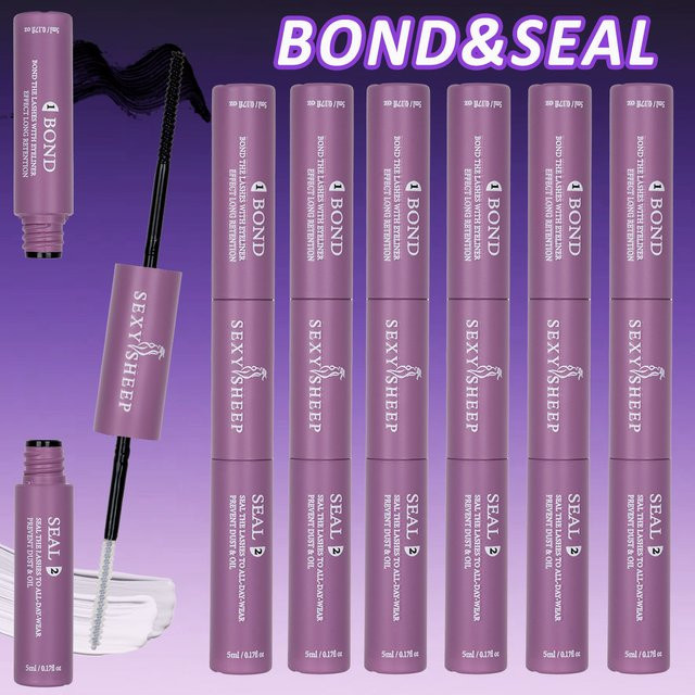 SEXYSHEEP Wimpernkleber 2-in-1 Bond und Seal, 10 ml, Black - Bild 1