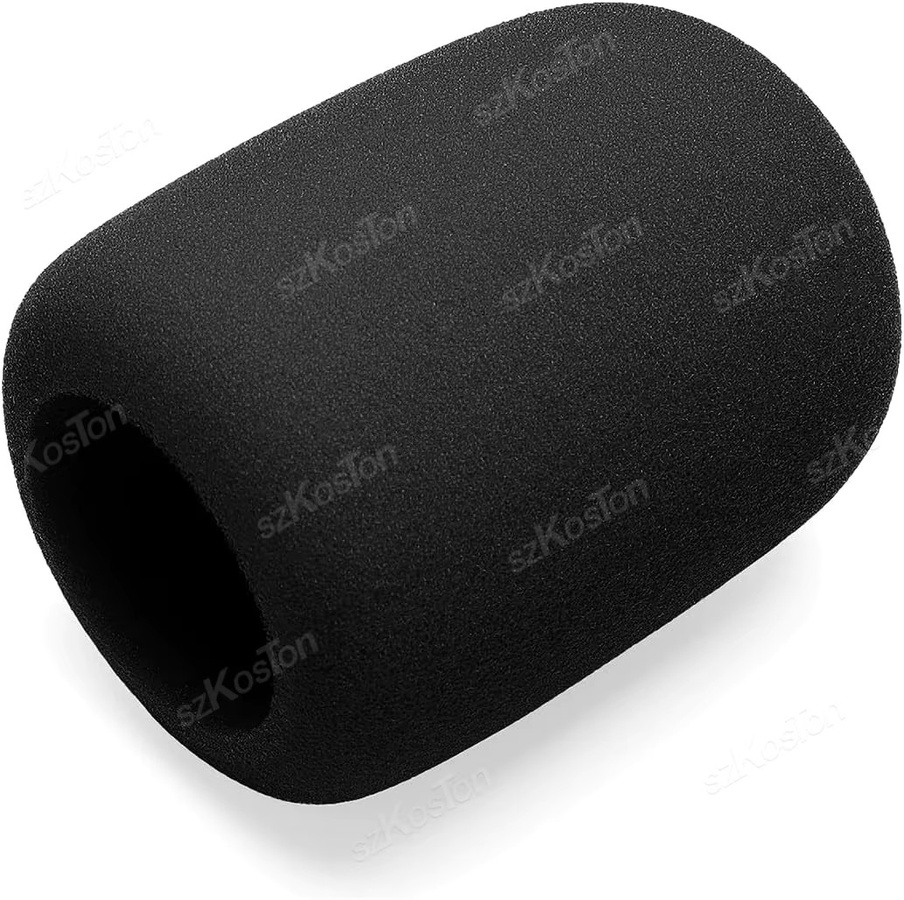 2er-Pack Schaumstoff-Mikrofonabdeckung für JBL PartyBox Wireless Mic, Windschutz und Pop-Filter in Schwarz und Rot - Bild 4