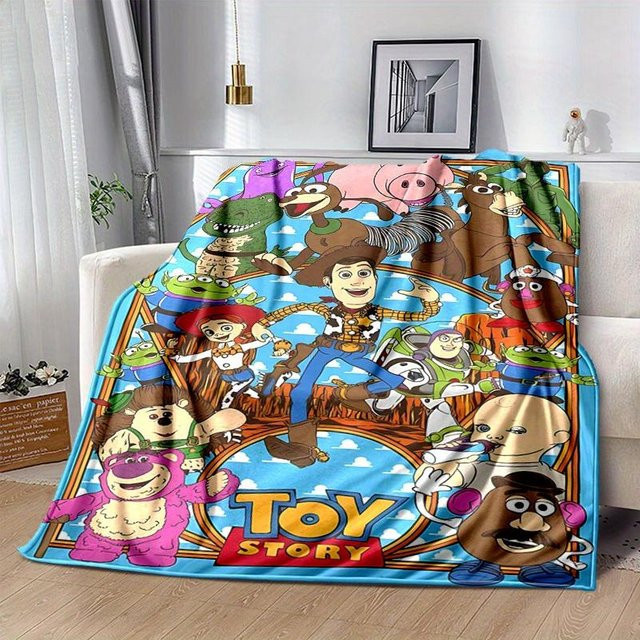 Toy Story Flanell-Decke Yun Heng Three, Mehrfarbig, B: 150 cm, T: 200 cm - Bild 1