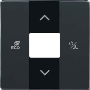 Busch-Jaeger Zentralscheibe RTR anthrazit 6235-81 - Bild 1