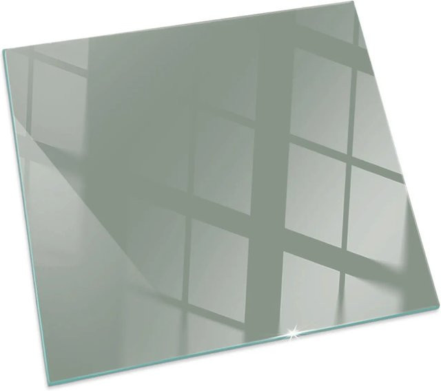Tulup Glasbodenplatte für Kaminöfen in Grün, B/T: 50 x 50 cm - Bild 1