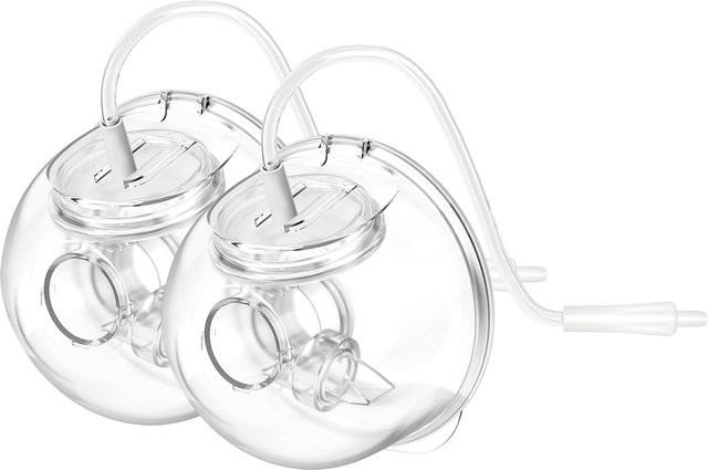 2er-Pack CaraCups Wearable Milk Collection transparente Milchpumpen-Sammelbecher für Spectra S1 S2 9 Plus und SG, 25 ml pro Becher - Bild 1